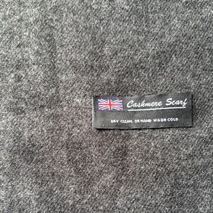 Gray Cashmere Scarf